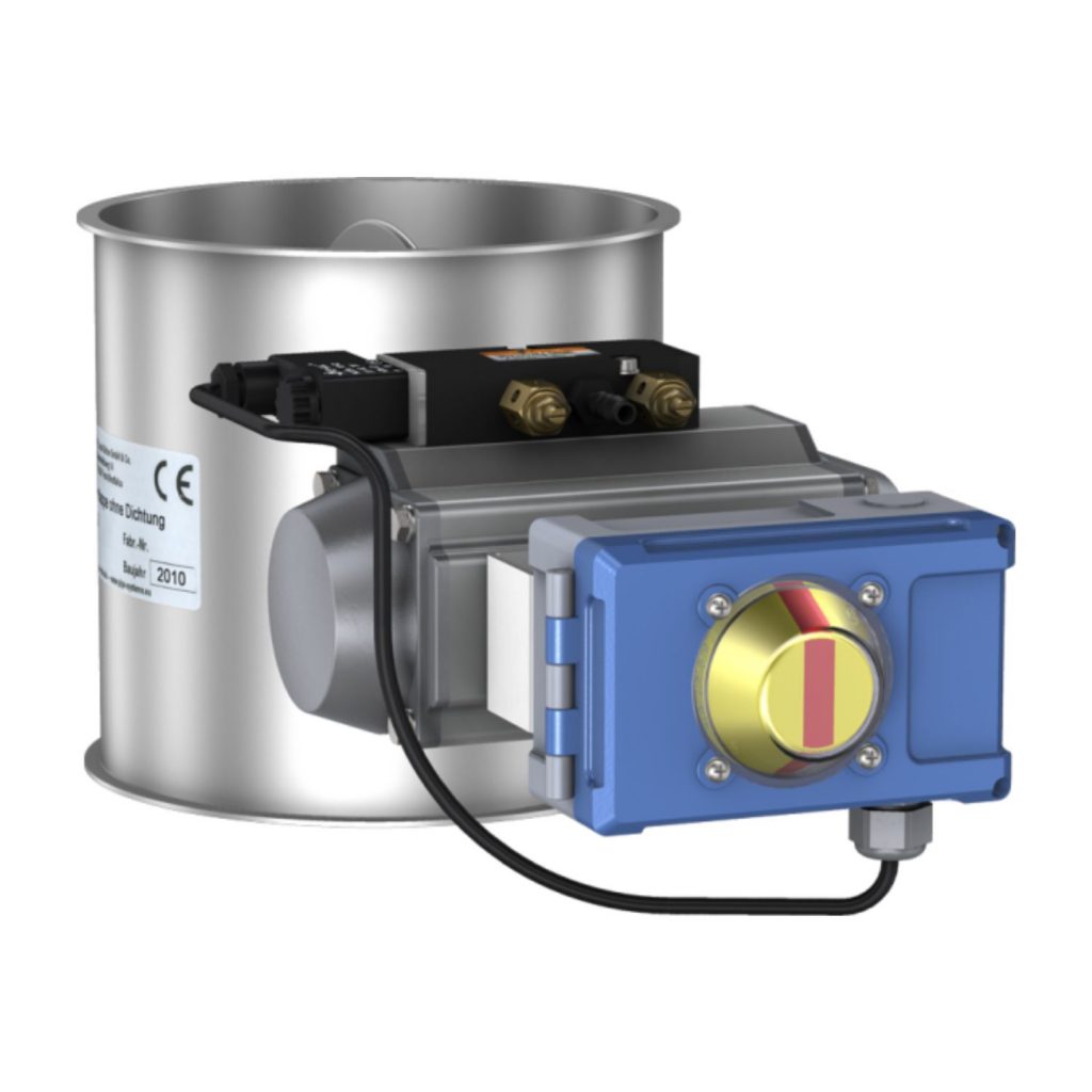 Throttle valves with pneumatic rotary actuator Jacob Tubing